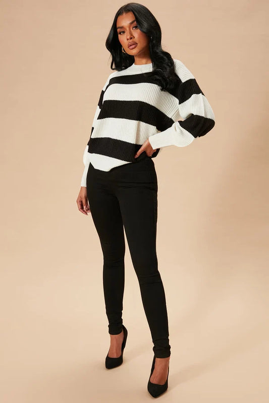 Women's Classic High-Waisted Skinny Jeans | Slim Fit Stretch Denim