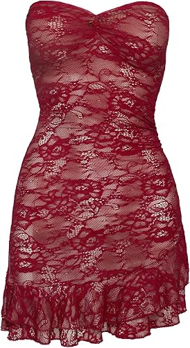 Women's Hailees Lace Strapless Mini Dress | Elegant & Feminine Party Dress