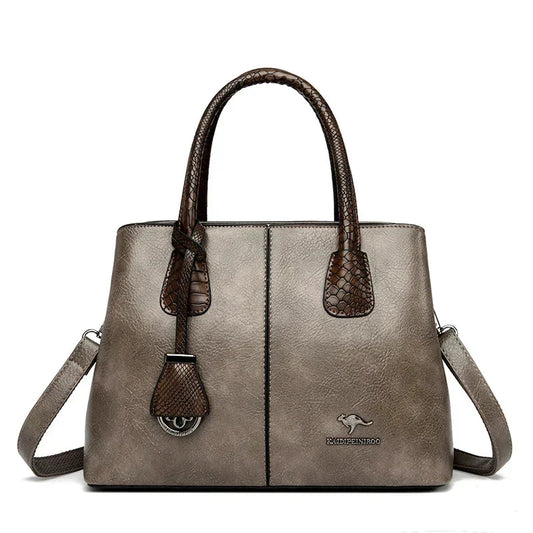 Women's Genuine Leather Shoulder Bag | Classic Everyday Handbag