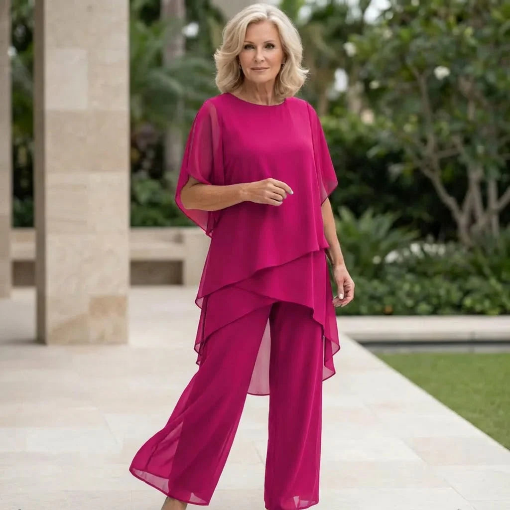 Women's Draped Palazzo Pants | Flowy Wide-Leg Casual Trousers