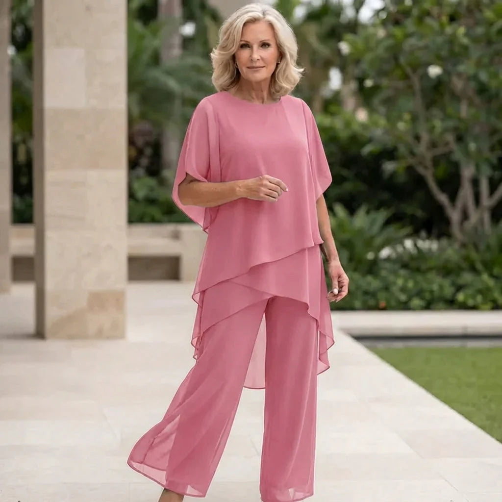 Women's Draped Palazzo Pants | Flowy Wide-Leg Casual Trousers