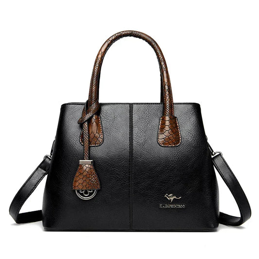Women's Genuine Leather Shoulder Bag | Classic Everyday Handbag