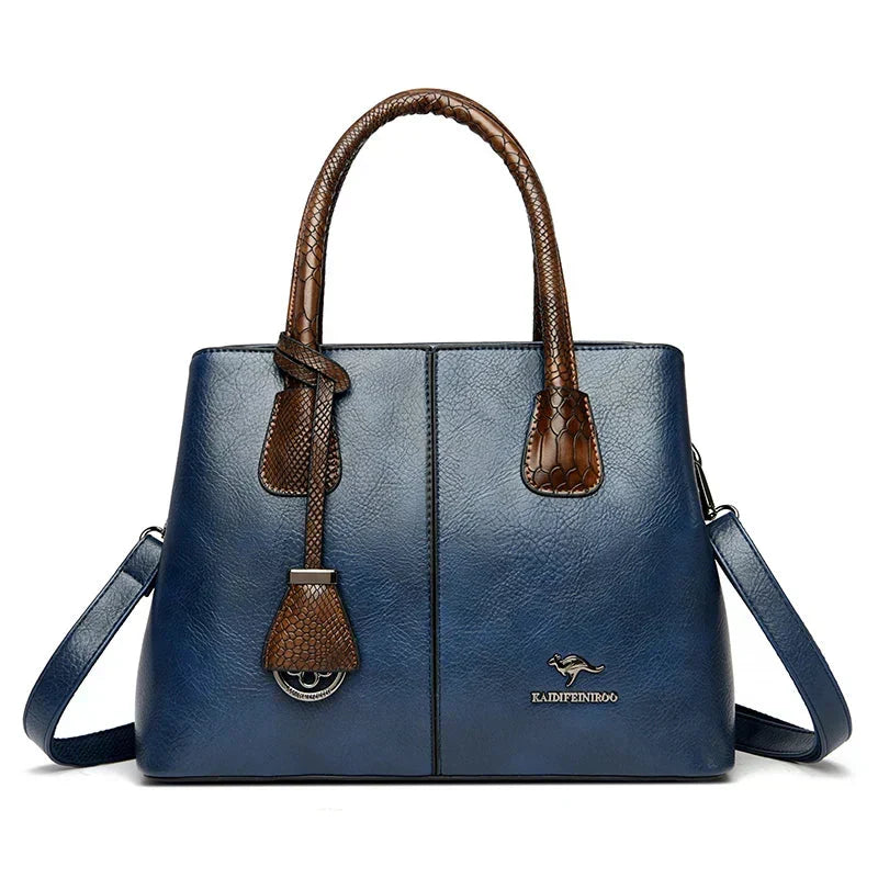 Women's Genuine Leather Shoulder Bag | Classic Everyday Handbag