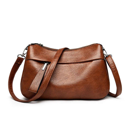 Women's Elegant Leather Shoulder Bag | Timeless Everyday Handbag
