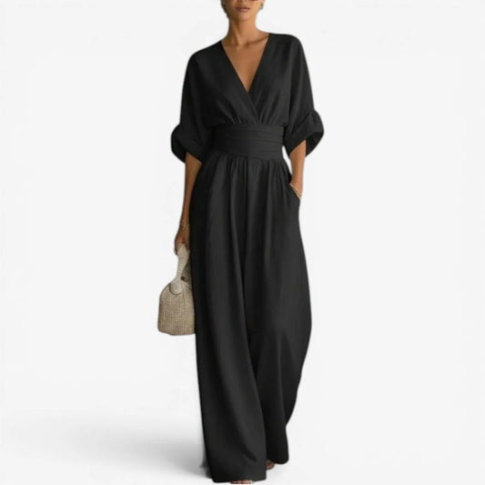 Women's Elegant Wide-Leg Jumpsuit | Chic, Comfortable & Flattering One-Piece Outfit