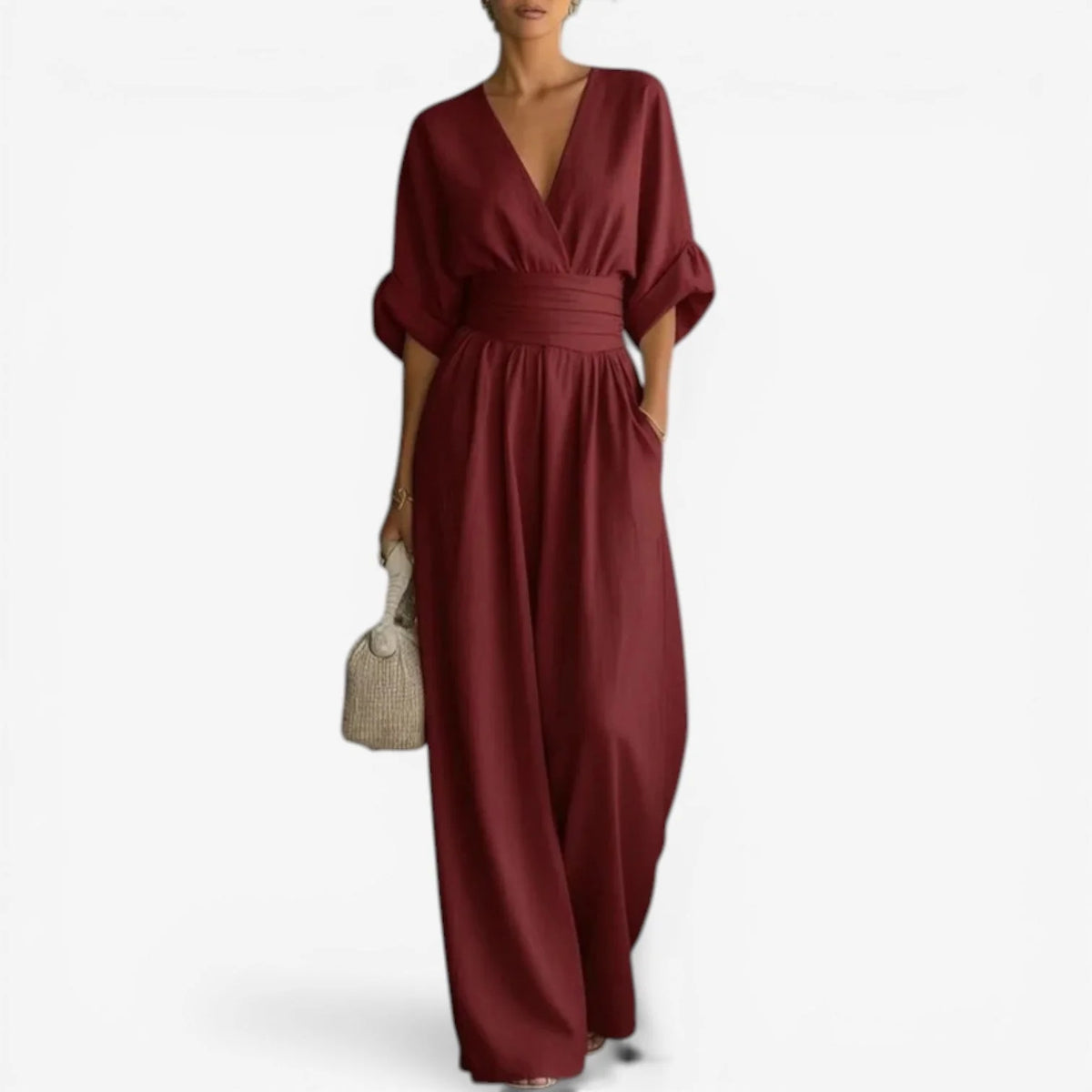 Women's Elegant Wide-Leg Jumpsuit | Chic, Comfortable & Flattering One-Piece Outfit