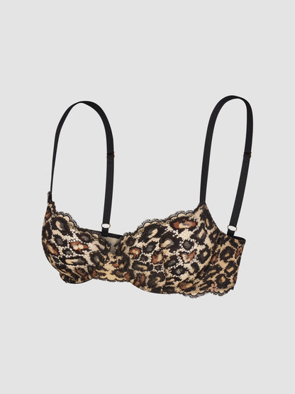 Women's Unlined Lace Balconette Bra | Elegant, Lightweight & Supportive Fit