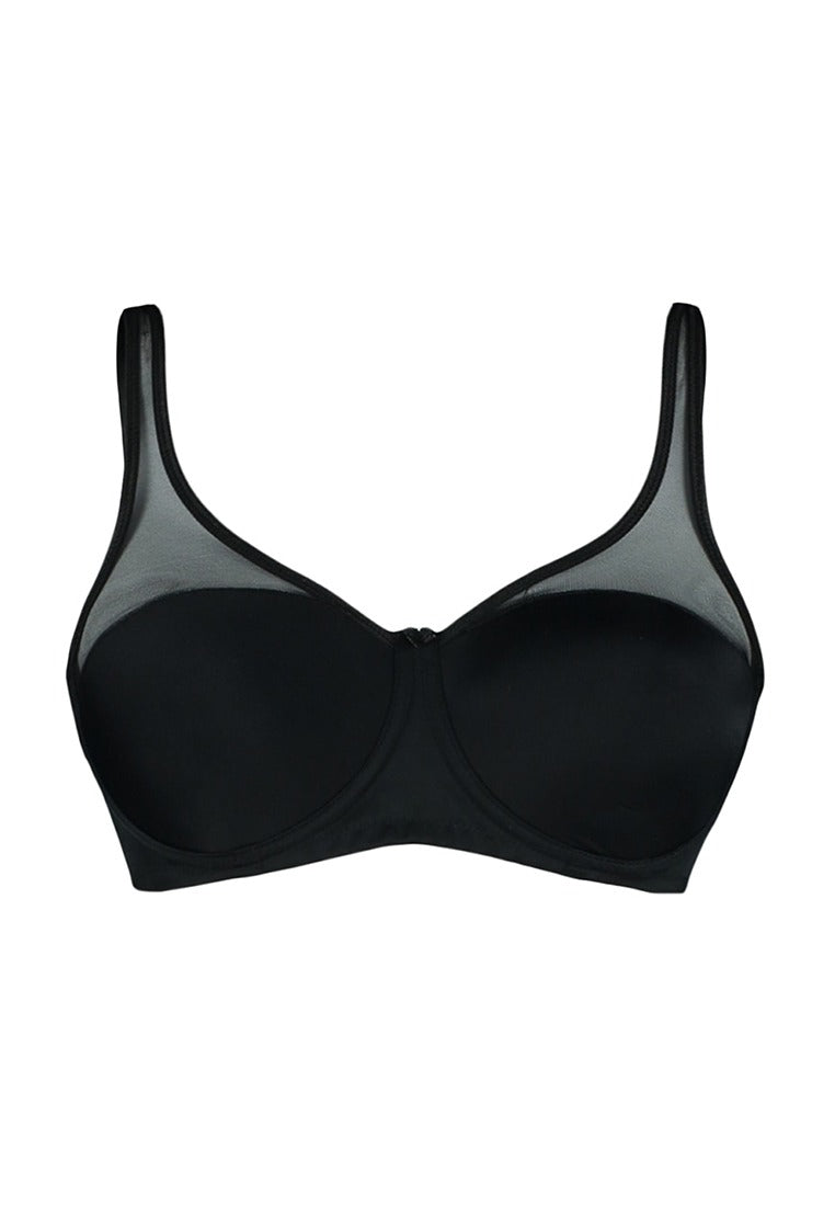 Women's Plus Size Mesh Contour Bra | Supportive Full Coverage Everyday Bra