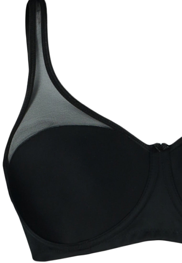 Women's Plus Size Mesh Contour Bra | Supportive Full Coverage Everyday Bra