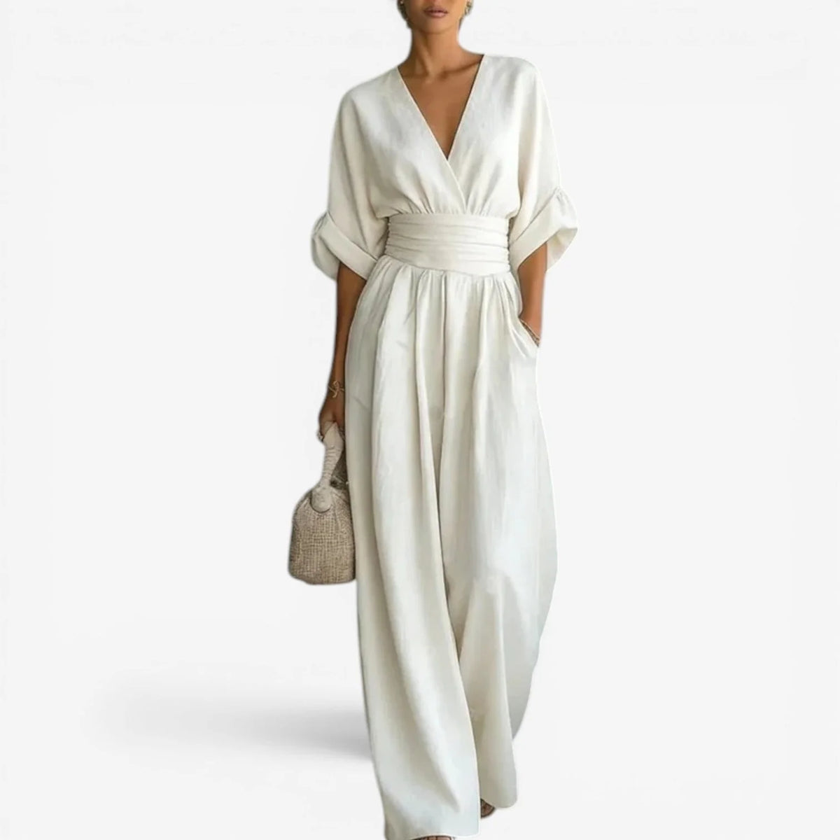 Women's Elegant Wide-Leg Jumpsuit | Chic, Comfortable & Flattering One-Piece Outfit