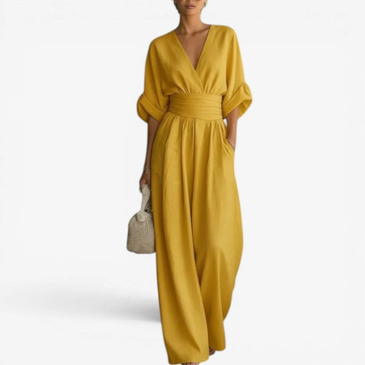 Women's Elegant Wide-Leg Jumpsuit | Chic, Comfortable & Flattering One-Piece Outfit