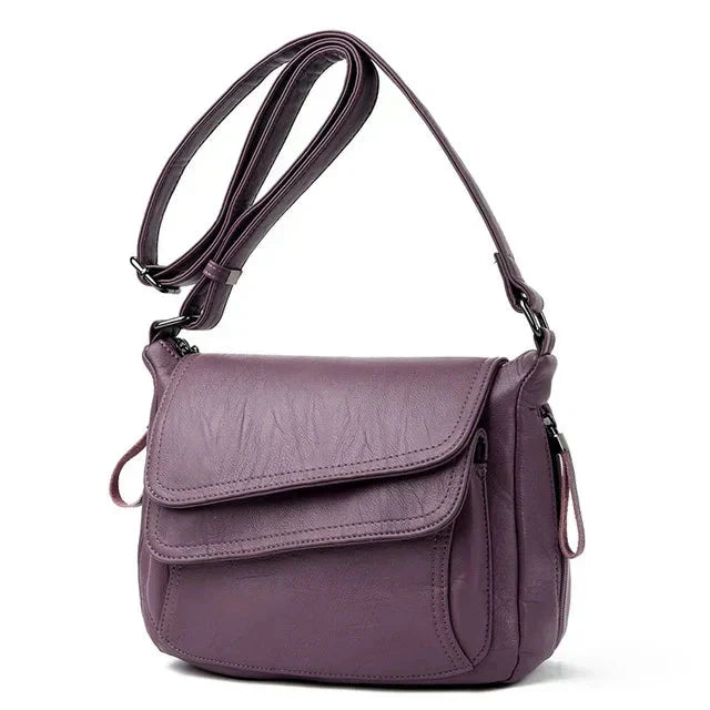 Women's Leather Shoulder Bag | Elegant, Spacious & Timeless Everyday Handbag